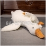 Мягкая игрушка подушка обнимашка ГУСЬ (белый) 80 см AY023